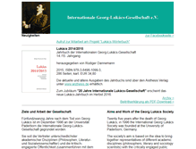 Tablet Screenshot of lukacs-gesellschaft.de